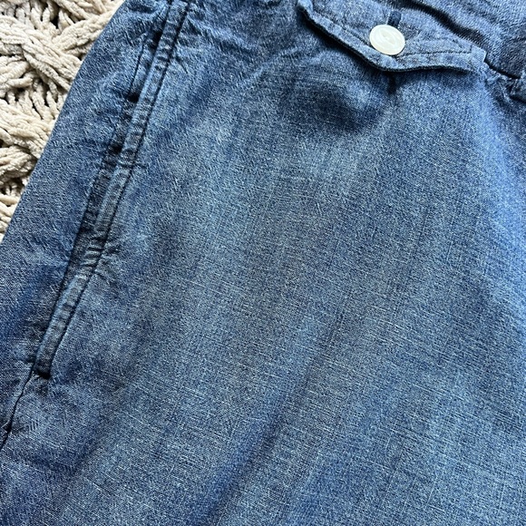 Polo Ralph Lauren Chambray Straight Fit Shorts Size 38 - Picture 4 of 10